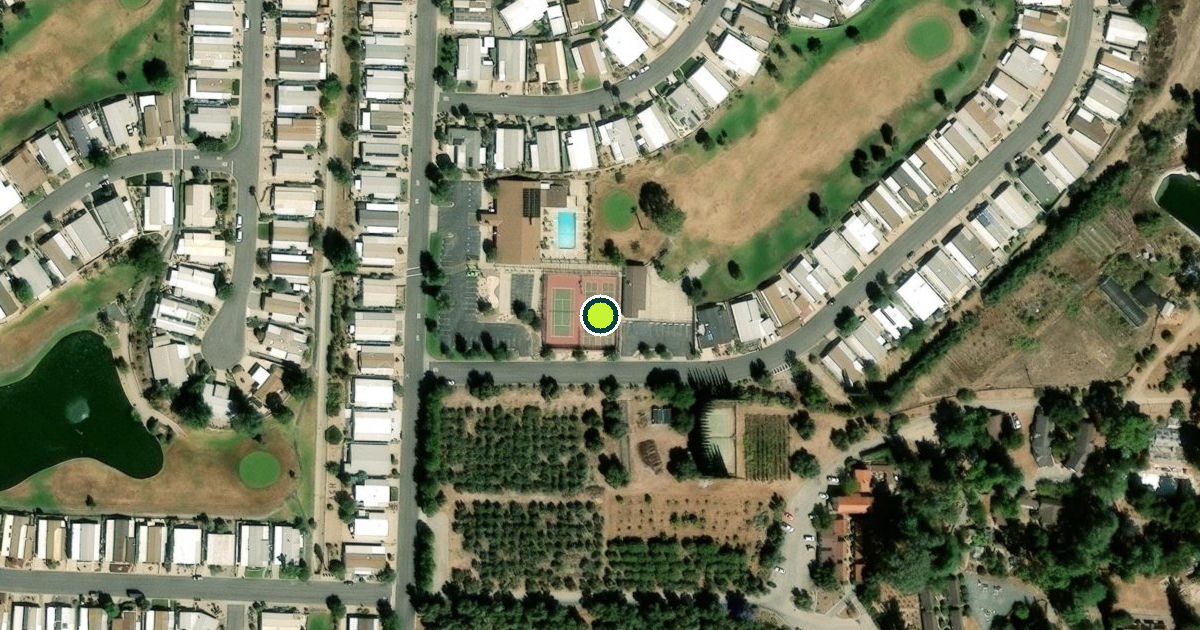 Satellite view of Cherry Valley Pickleball Courts