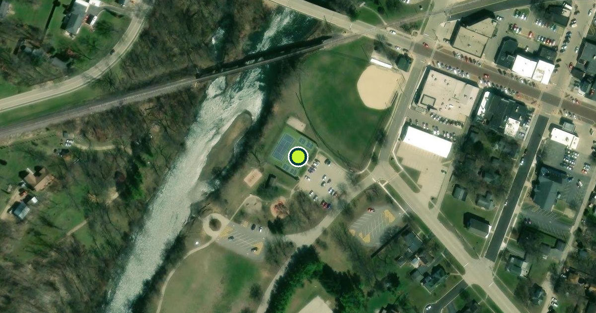 Satellite view of Cherry Valley Pickleball Courts