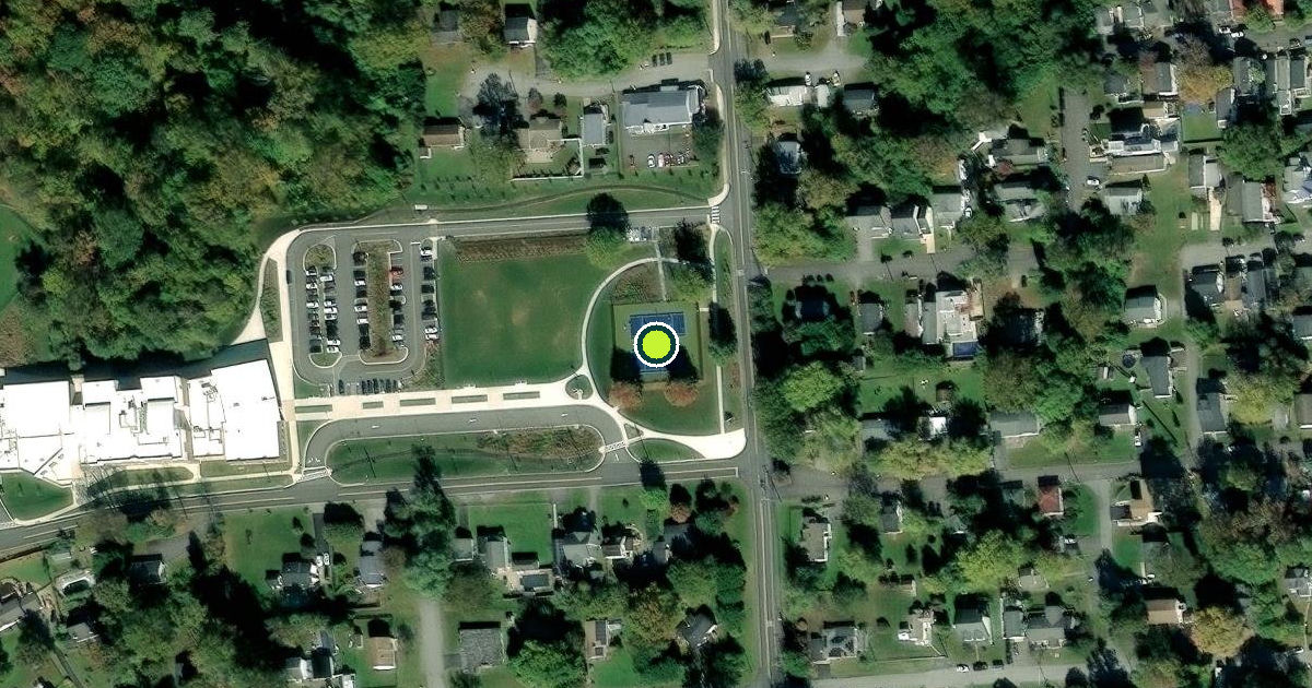 Satellite view of Chesapeake Beach Pickleball Courts