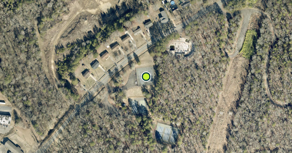Satellite view of Chester Pickleball Courts