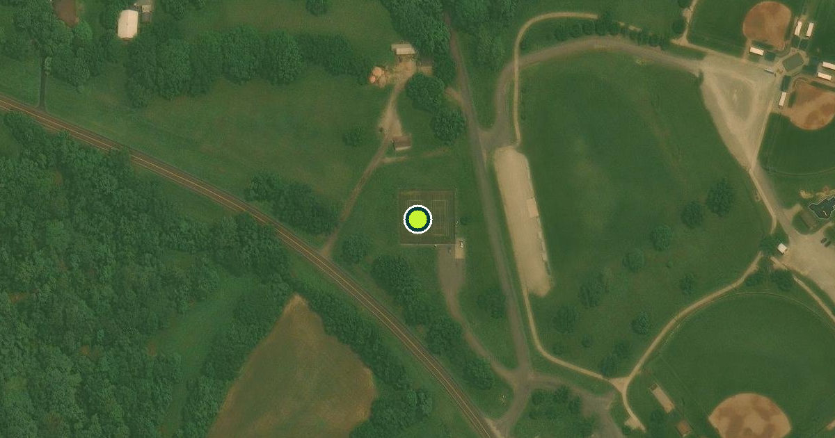 Satellite view of Chester Pickleball Courts