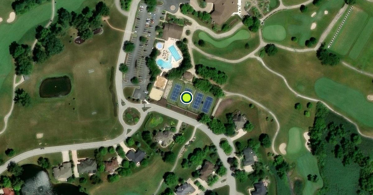 Satellite view of Chesterton Pickleball Courts