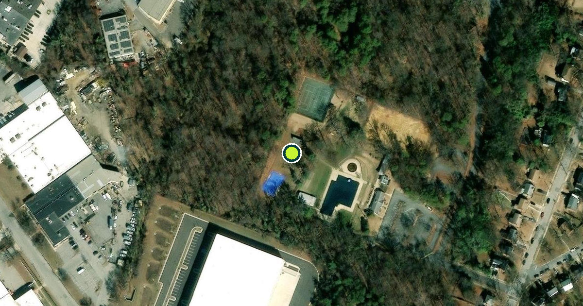 Satellite view of Cheverly Pickleball Courts