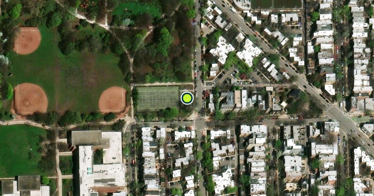 Satellite view of Chicago Pickleball Courts