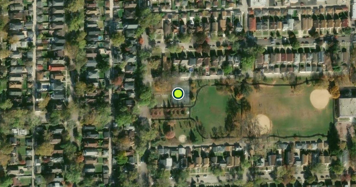 Satellite view of Chicago Pickleball Courts