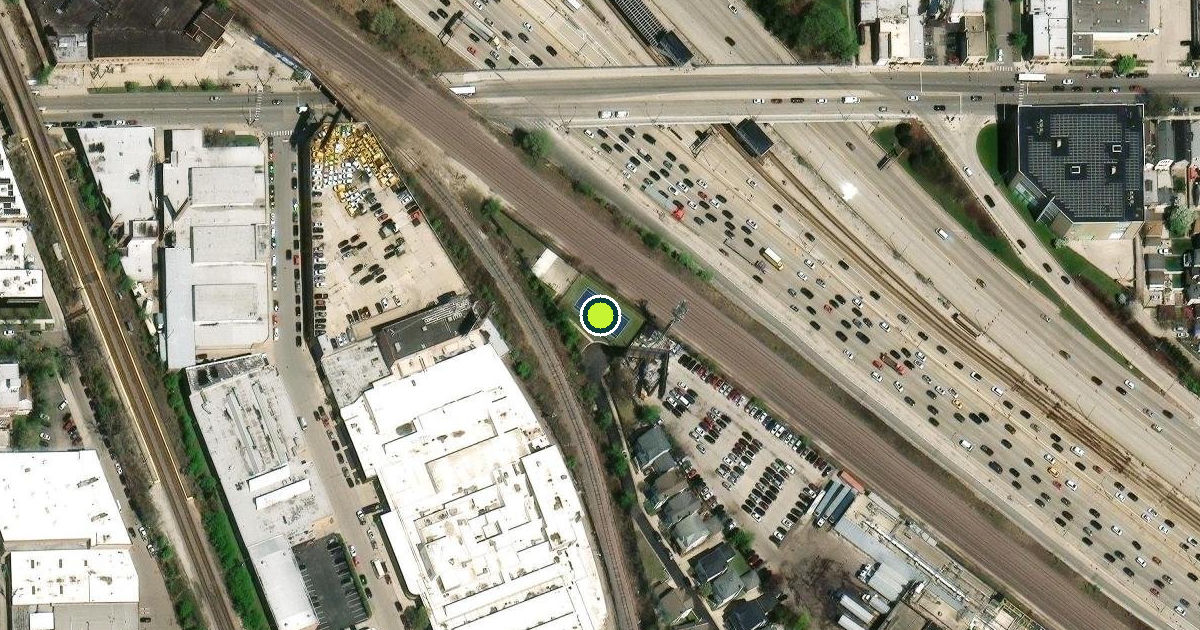 Satellite view of Chicago Pickleball Courts