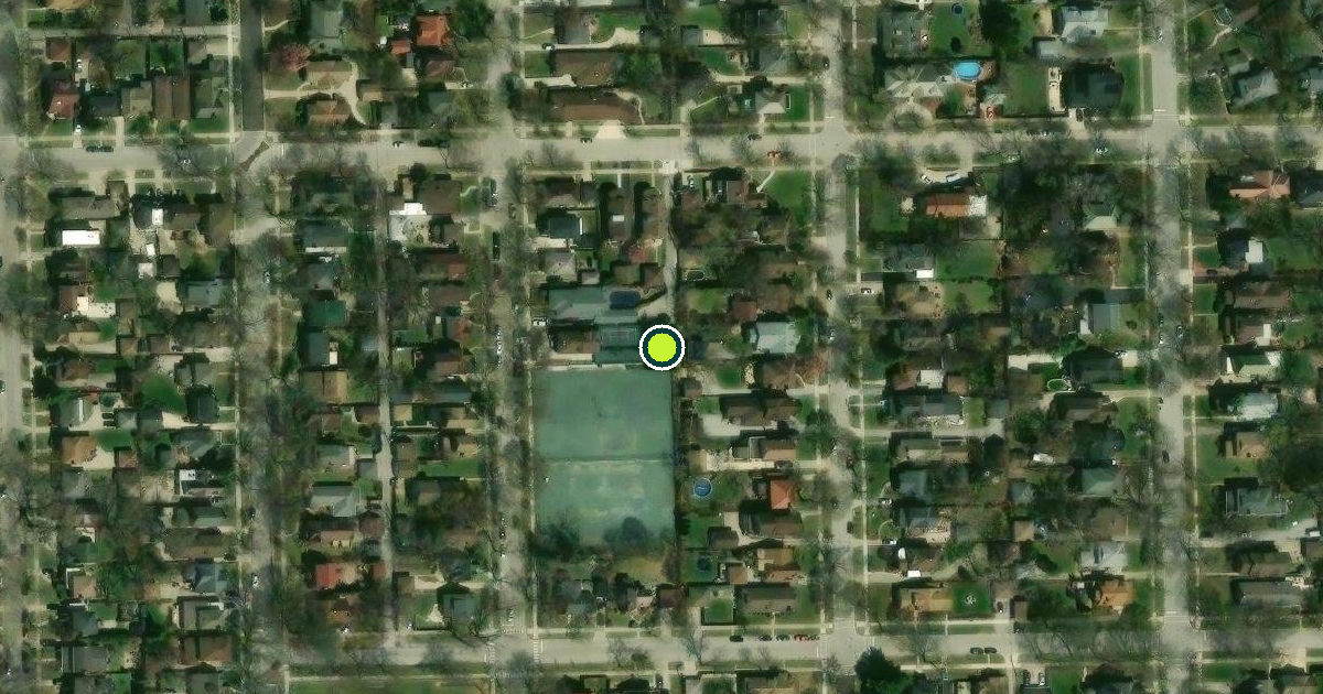 Satellite view of Chicago Pickleball Courts