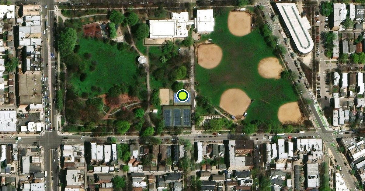 Satellite view of Chicago Pickleball Courts