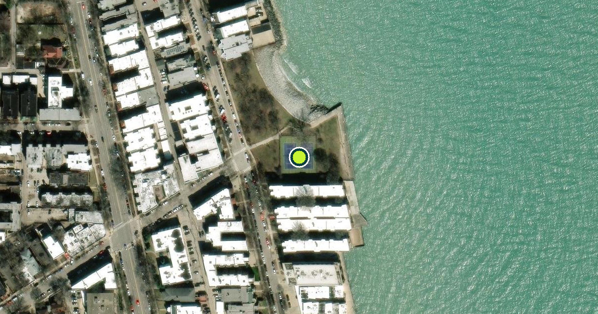 Satellite view of Chicago Pickleball Courts