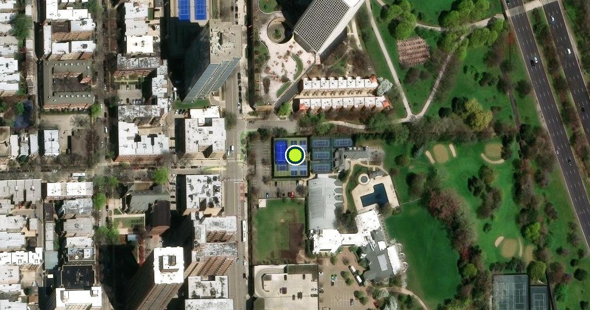 Satellite view of Chicago Pickleball Courts