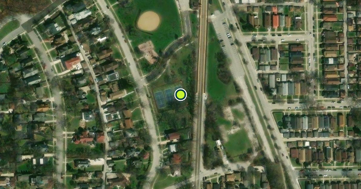 Satellite view of Chicago Pickleball Courts