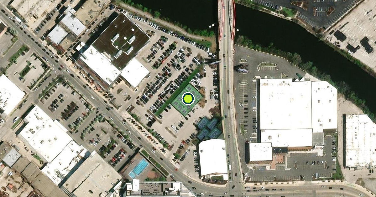 Satellite view of Chicago Pickleball Courts
