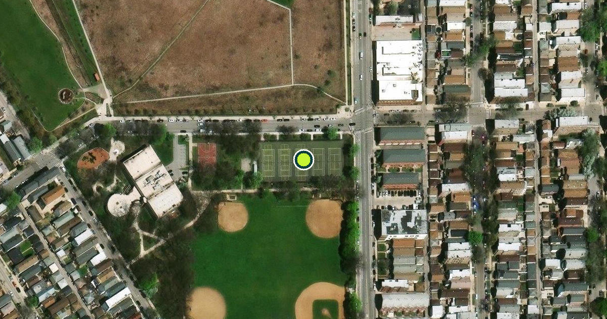 Satellite view of Chicago Pickleball Courts