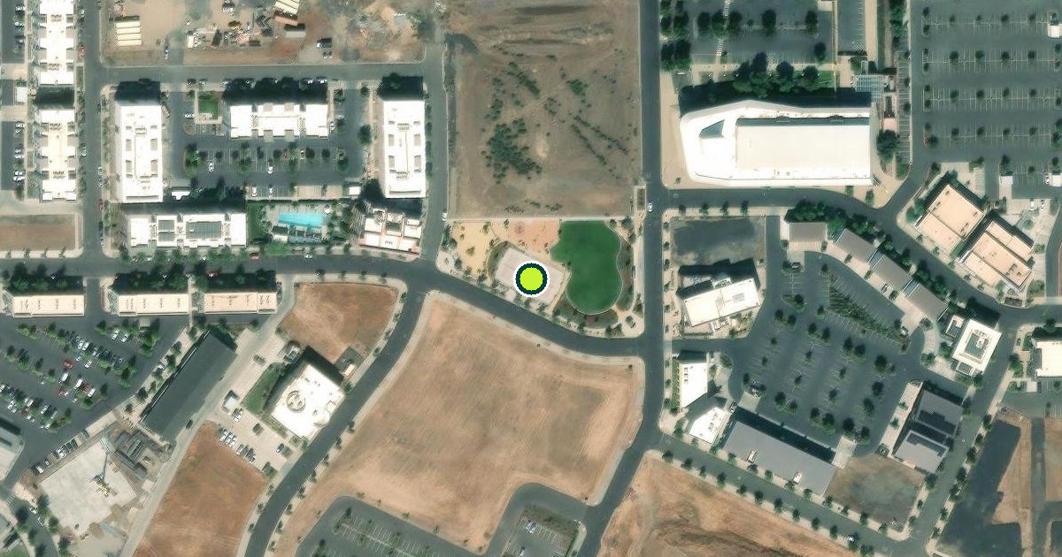 Satellite view of Chico Pickleball Courts