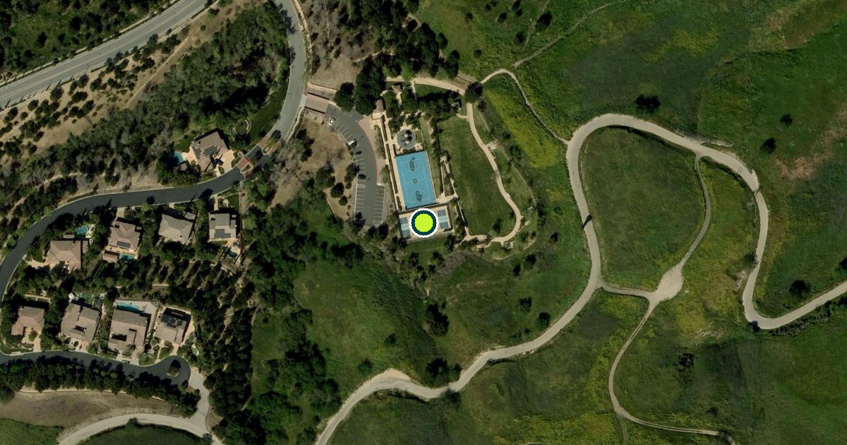 Satellite view of Chino Hills Pickleball Courts