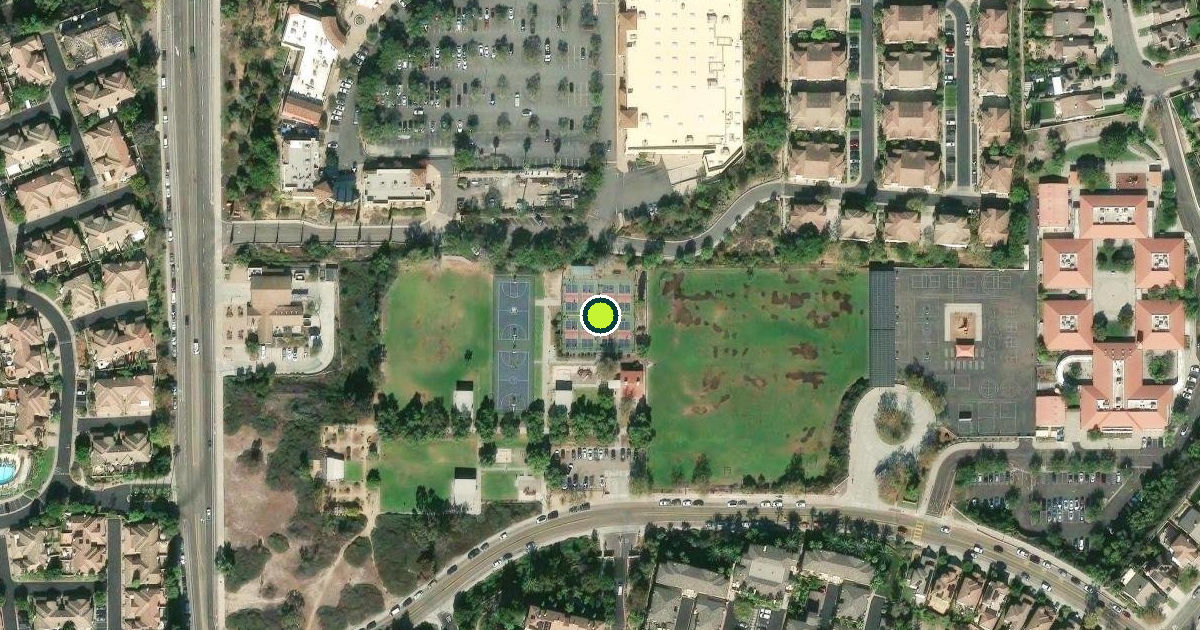 Satellite view of Chula Vista Pickleball Courts