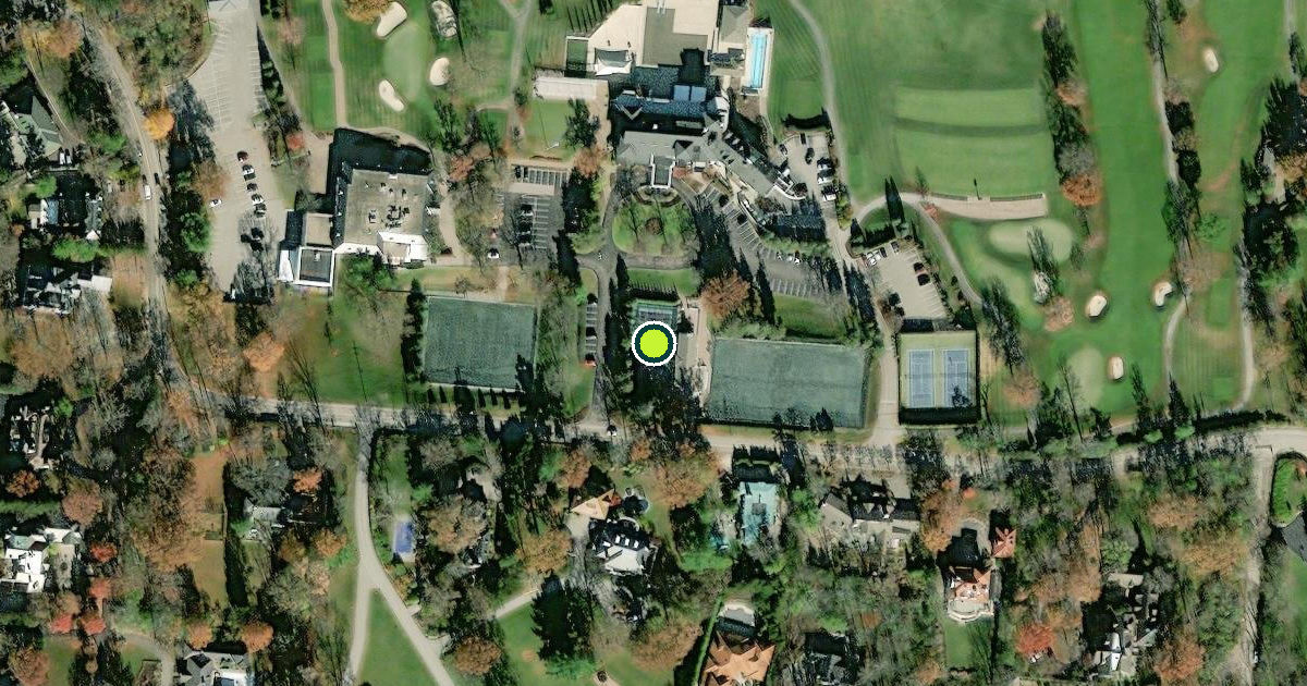 Satellite view of Cincinnati Pickleball Courts