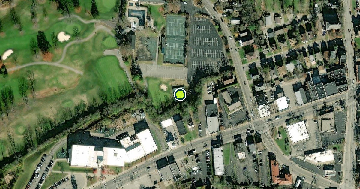 Satellite view of Cincinnati Pickleball Courts