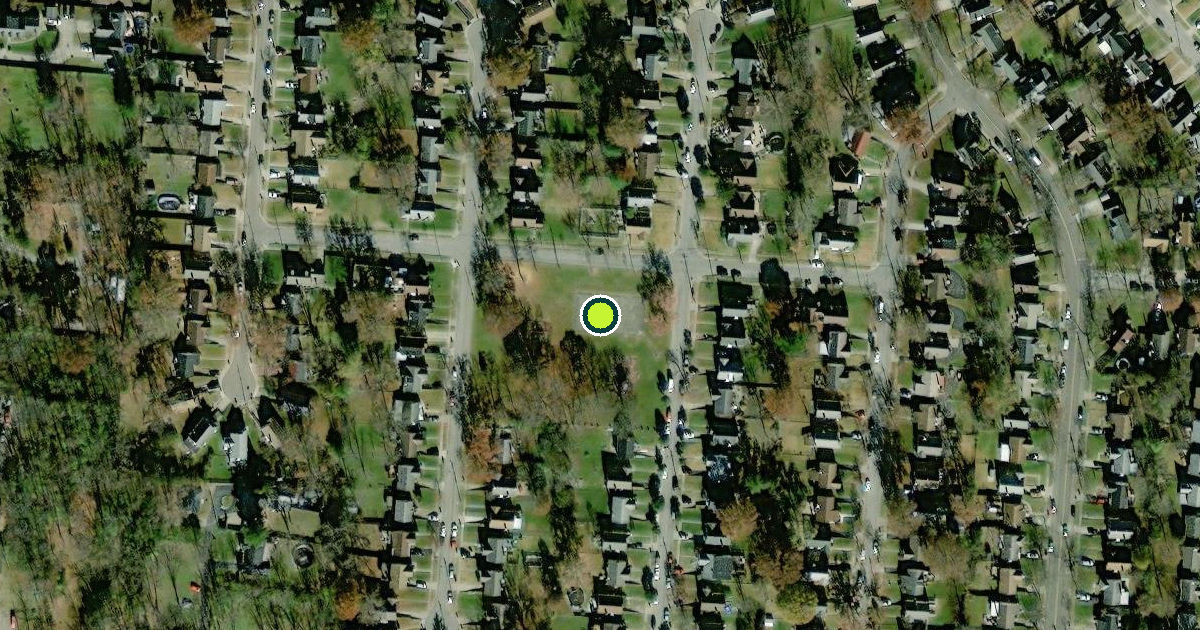 Satellite view of Cincinnati Pickleball Courts