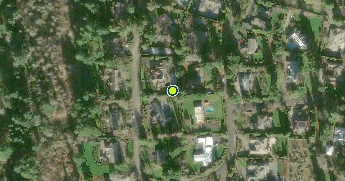 Satellite view of Clackamas County Pickleball Courts
