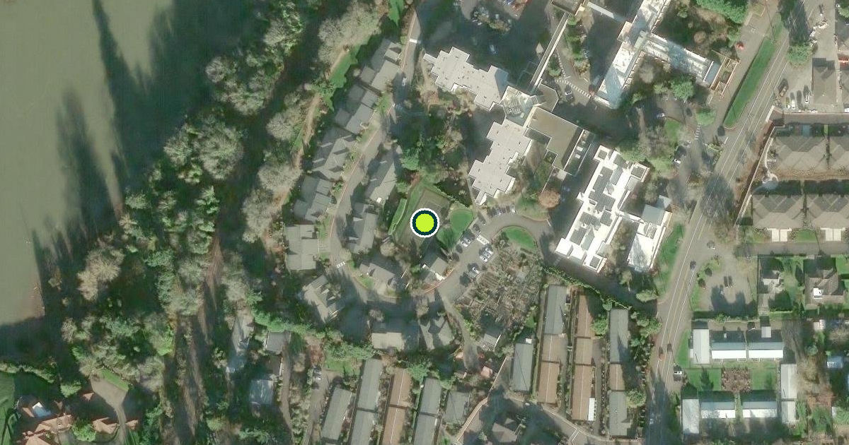 Satellite view of Clackamas County Pickleball Courts