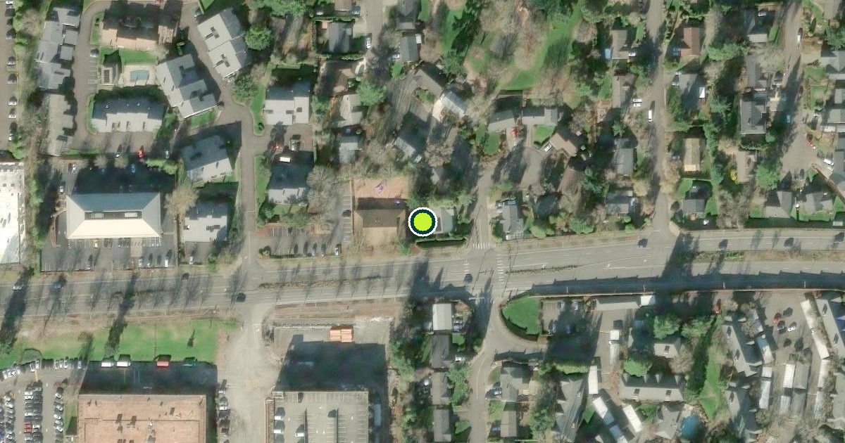 Satellite view of Clackamas County Pickleball Courts