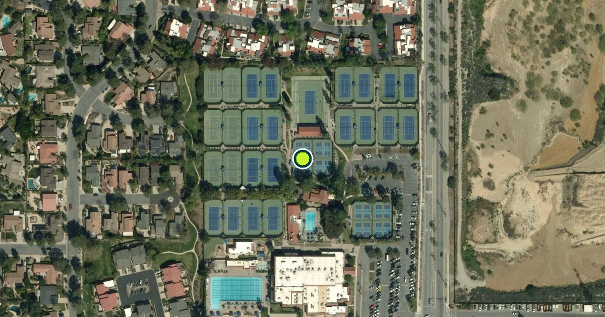 Satellite view of Claremont Pickleball Courts