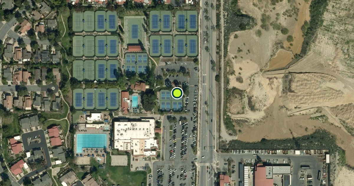 Satellite view of Claremont Pickleball Courts