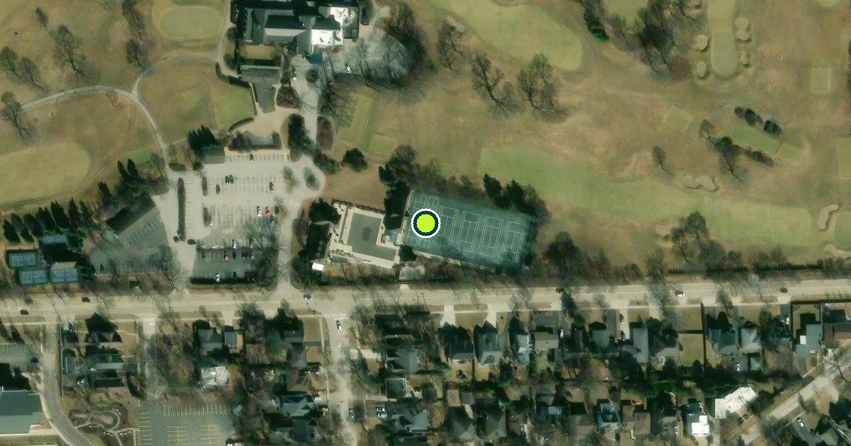 Satellite view of Clarendon Hills Pickleball Courts