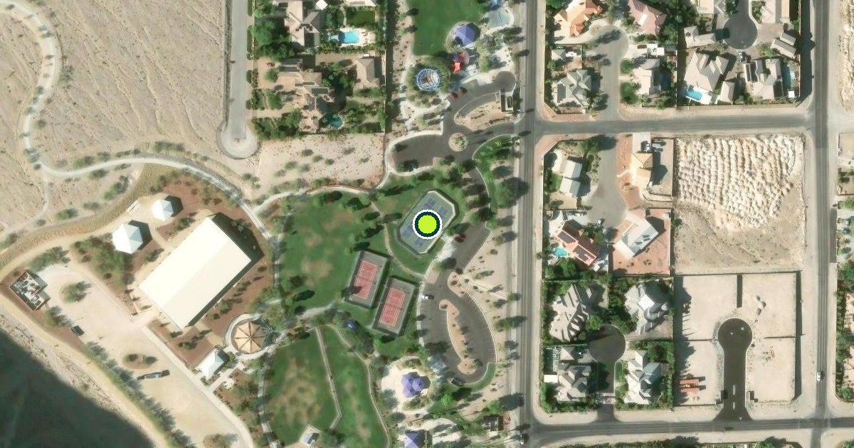 Satellite view of Clark County Pickleball Courts