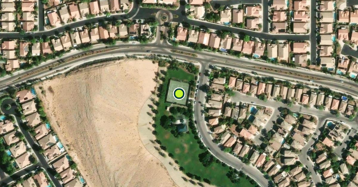 Satellite view of Clark County Pickleball Courts