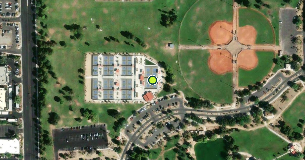 Satellite view of Clark County Pickleball Courts