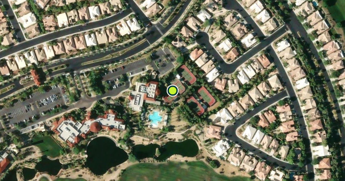 Satellite view of Clark County Pickleball Courts