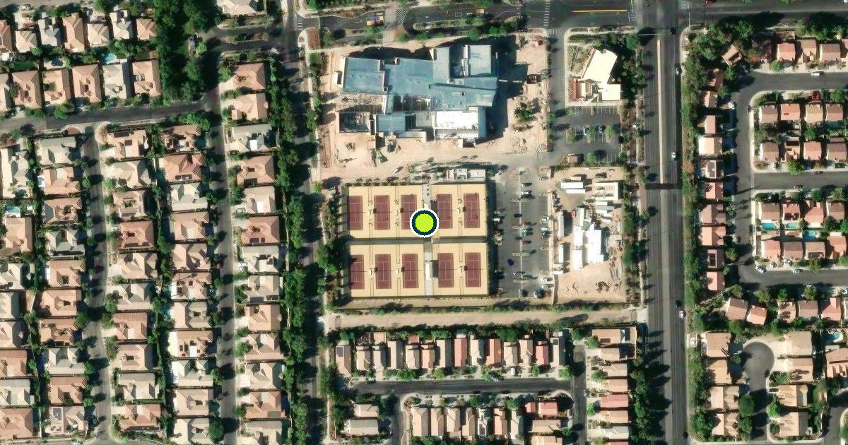 Satellite view of Clark County Pickleball Courts