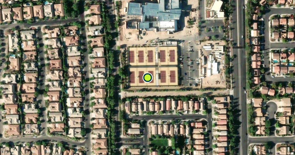 Satellite view of Clark County Pickleball Courts