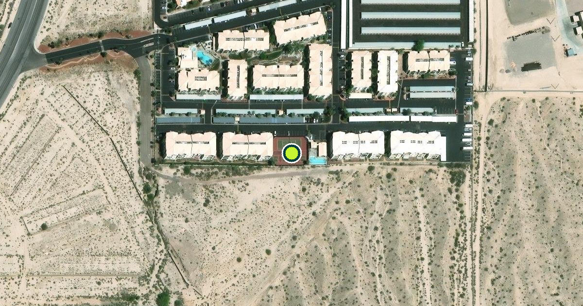 Satellite view of Clark County Pickleball Courts