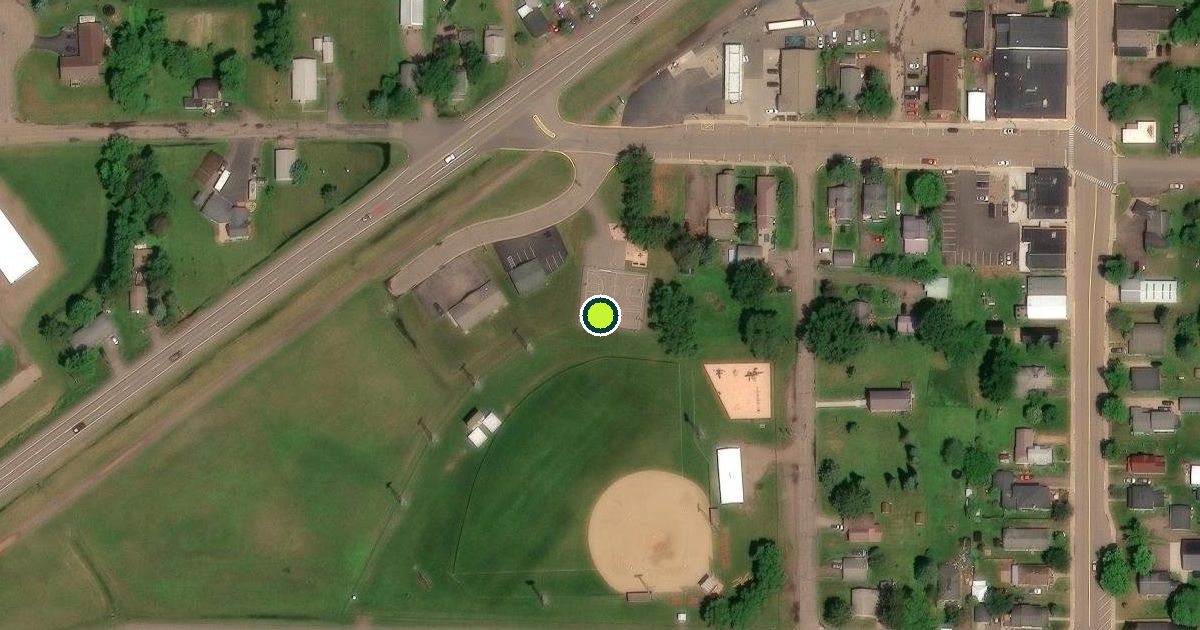 Satellite view of Clayton Pickleball Courts