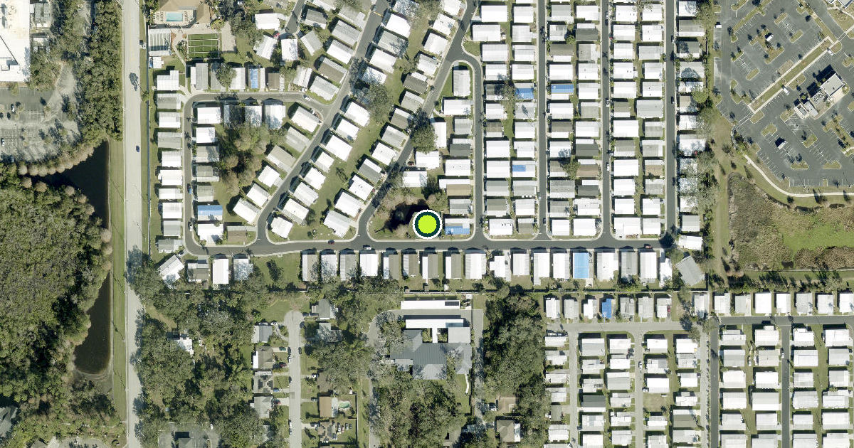 Satellite view of Clearwater Pickleball Courts