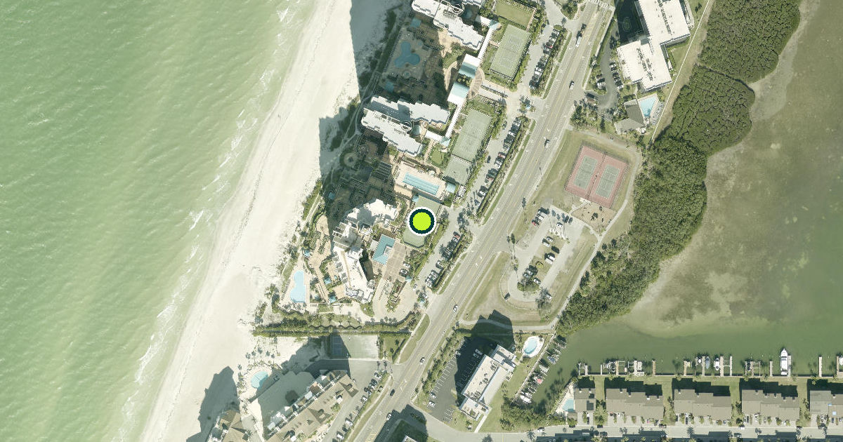 Satellite view of Clearwater Pickleball Courts