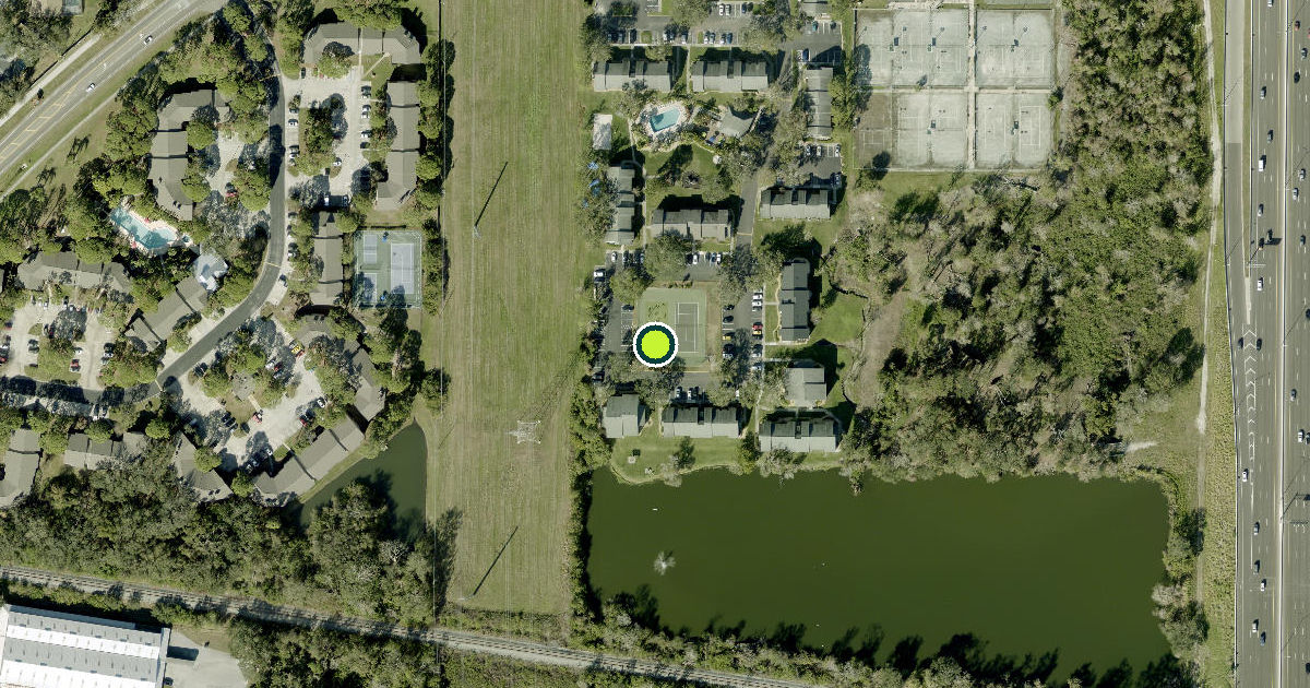 Satellite view of Clearwater Pickleball Courts