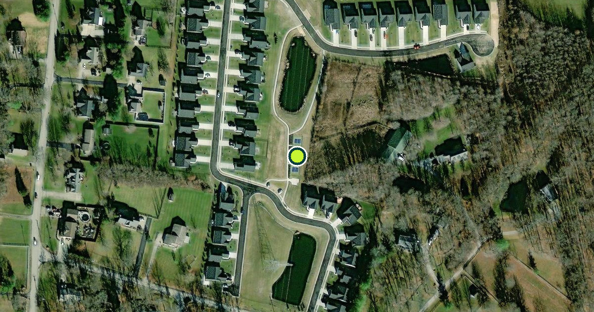 Satellite view of Clermont County Pickleball Courts