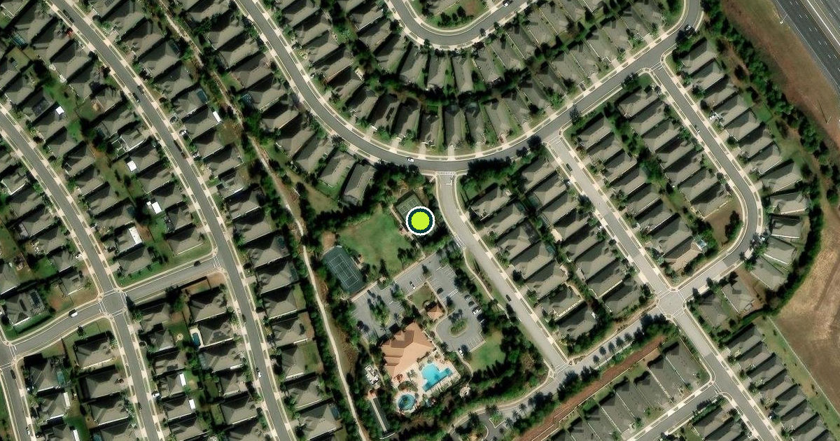 Satellite view of Clermont Pickleball Courts