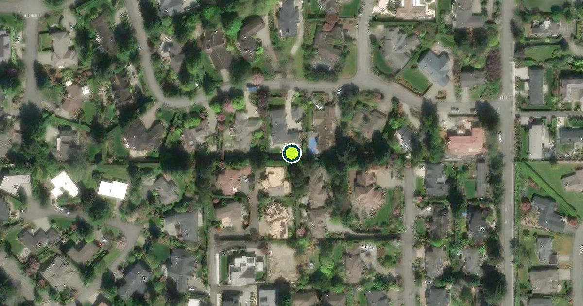 Satellite view of Clyde Hill Pickleball Courts