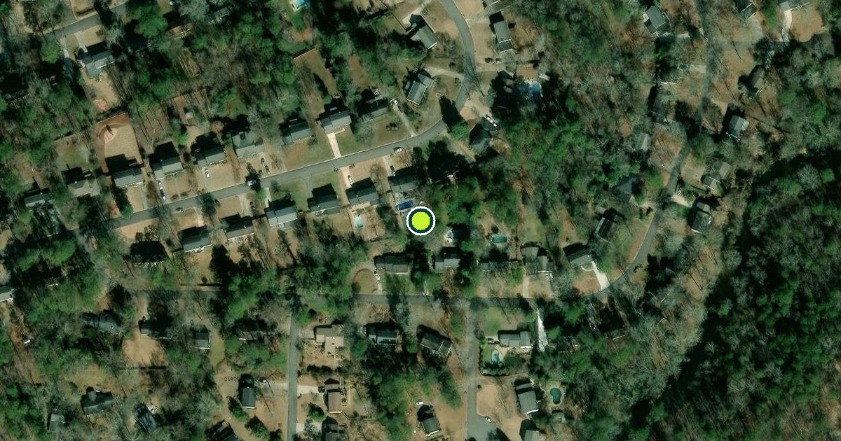 Satellite view of Cobb County Pickleball Courts
