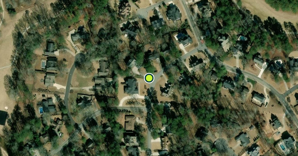 Satellite view of Cobb County Pickleball Courts