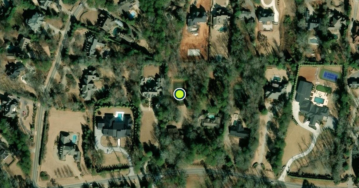 Satellite view of Cobb County Pickleball Courts