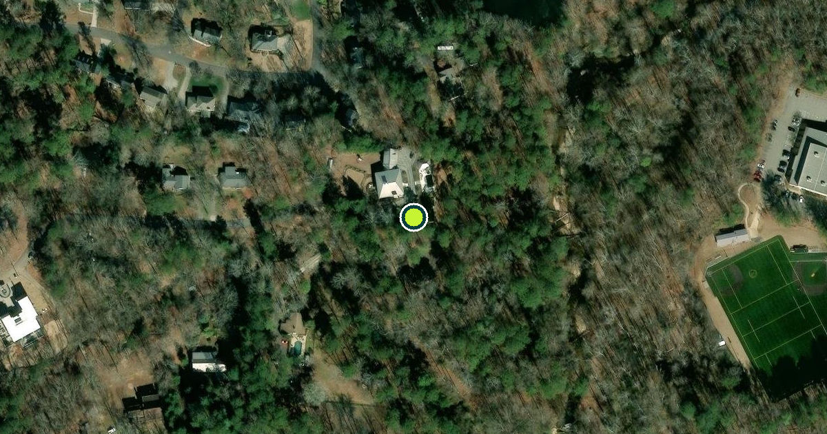 Satellite view of Cobb County Pickleball Courts