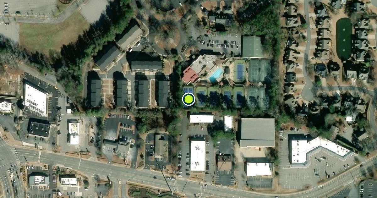 Satellite view of Cobb County Pickleball Courts