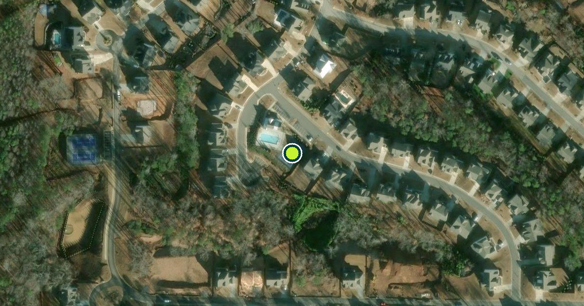 Satellite view of Cobb County Pickleball Courts