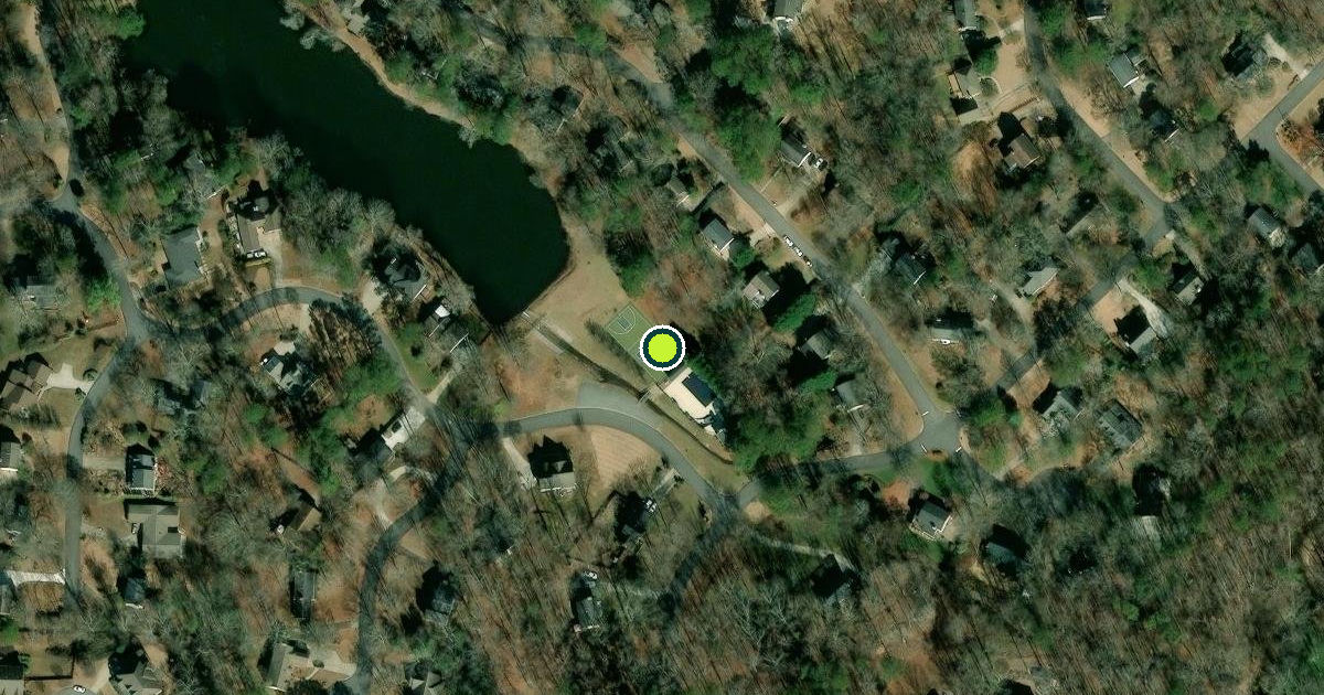 Satellite view of Cobb County Pickleball Courts